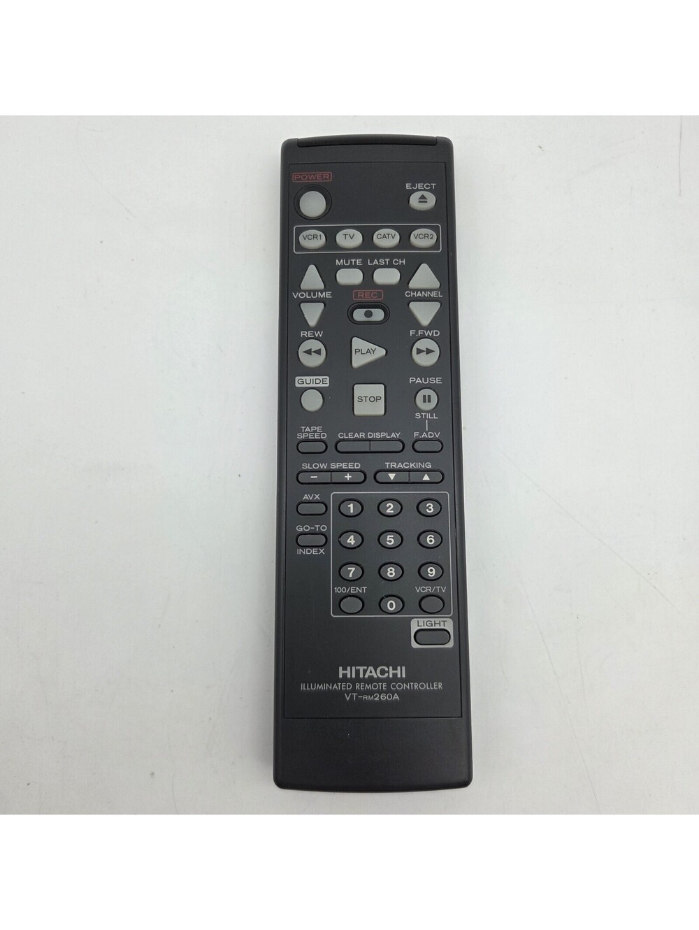 Genuine Hitachi VT-RM260A Remote Control For VTRM260A RT5616201 - Tested OEM
